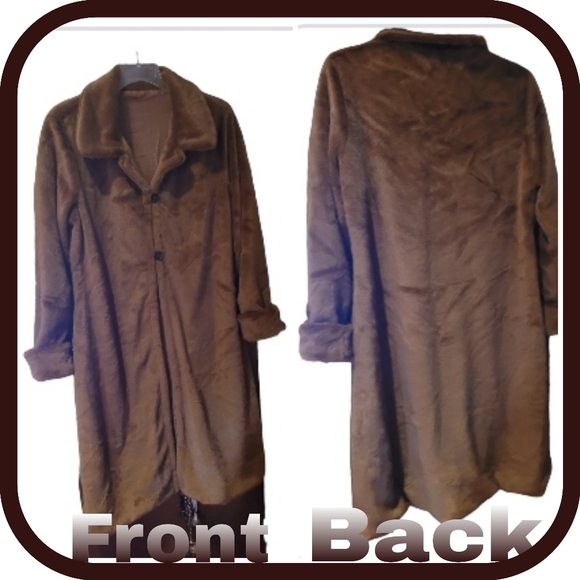 Womens Camel Faux Fur Coat~Size XXXL~NWOT~🎁🎄Christmas Present🎁🎄 - Picture 5 of 9